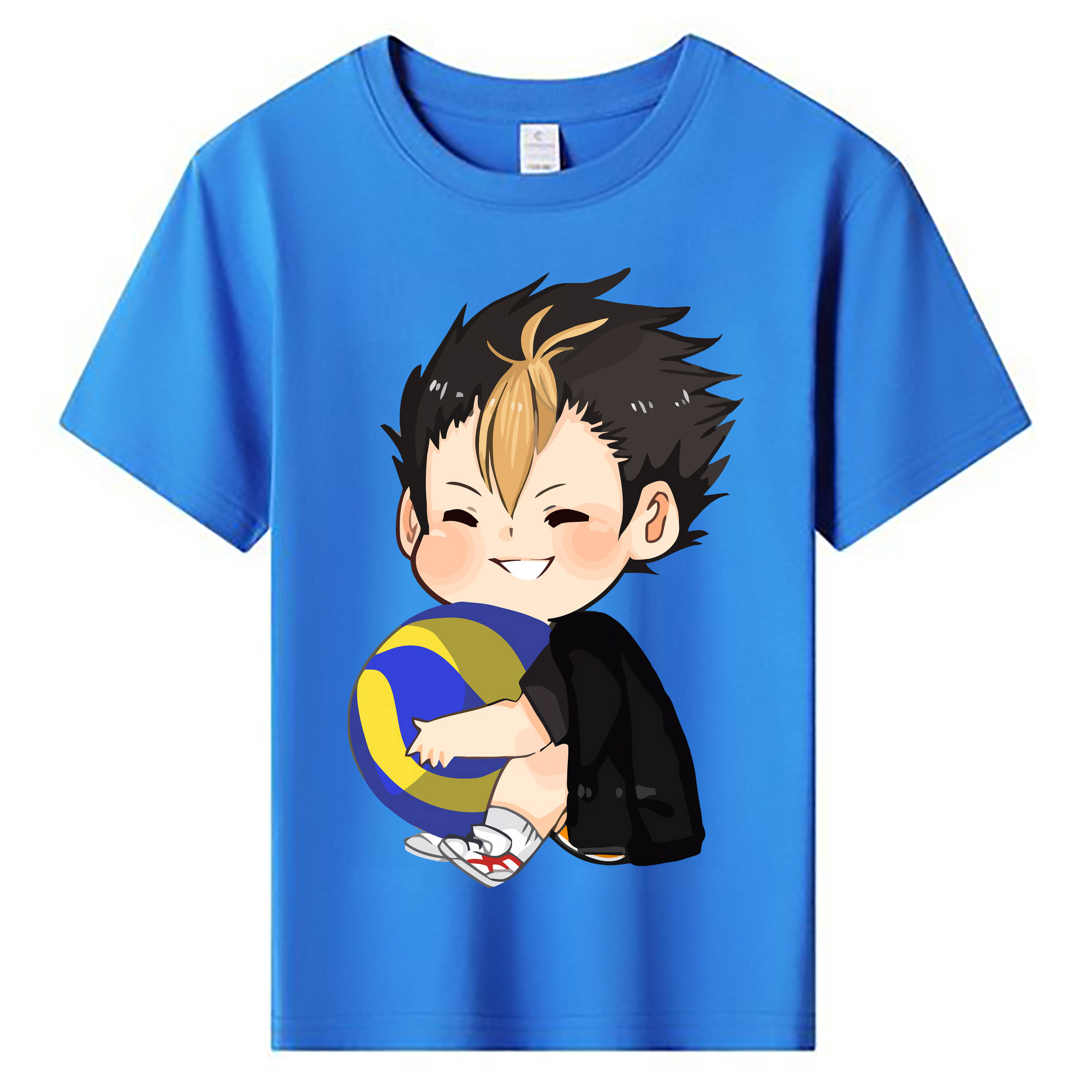 （画像用） ハイキュー!! Haikyu!! 綿100％キッズTシャツ（フロントプリント）